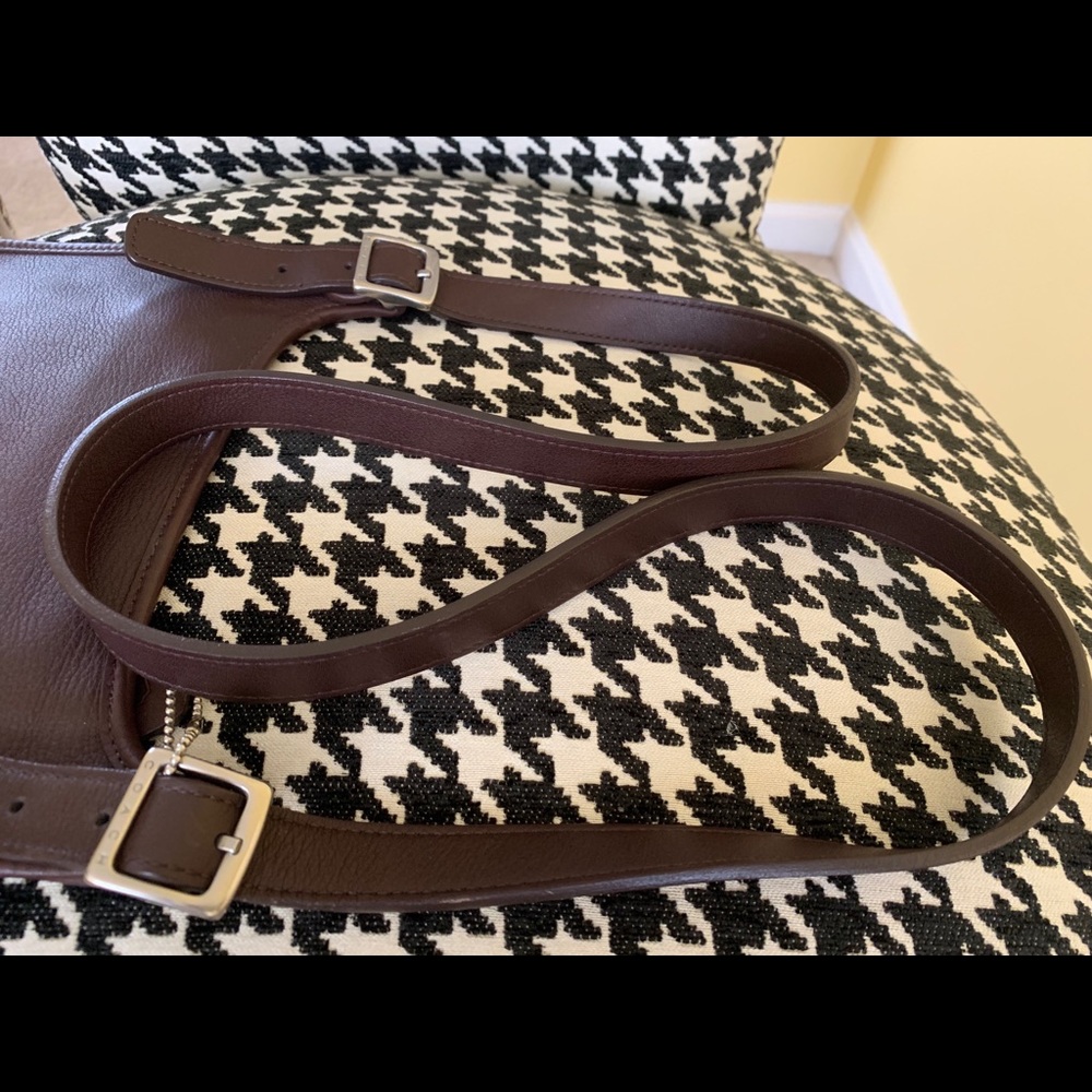 SOLD 💔Coach Small Hippie Flap Bag in Dark Brown - Picture 3 of 7